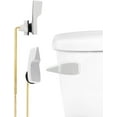 thumbnail image 1 of 1 Piece White Toilet Handle Replacement Compatible With American Standard Front Mount Tank Flush Lever Chain, 1 of 8