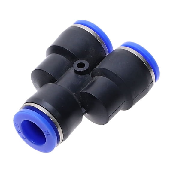 1 Piece "Y" Pneumatic Connector Tee Union Push In Fitting for Air Pipe joint OD 4 6 8 10 12 14 16mm Pneumatic Fittings PY