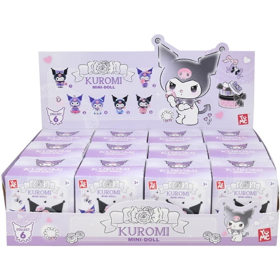 1 Piece YuMe Hello Kitty and Friends 5cm Mini Doll Kuromi Birthday Party Series( 1 PIECE ONLY)
