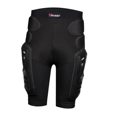 1 Piece of Motorcycle Riding Breeches Protective Pants under Pants , Black, S S
