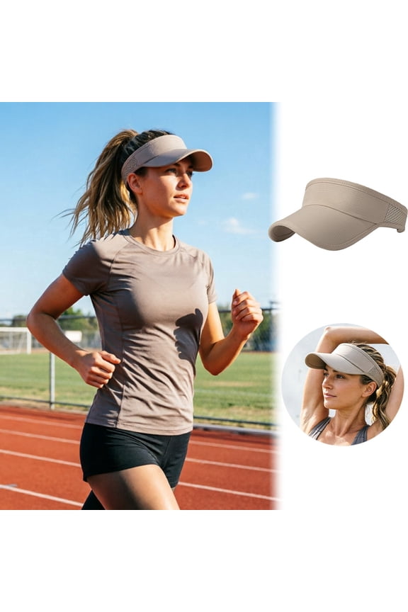 1 Piece of Sport Wear Athletic Visor Sun Sports Visor Hat Visor Adjustable Cap for Women and Men (One Size)