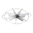 thumbnail image 1 of 1 Pieces 13.9 Inches Diameter Stainless Steel Pie Slicer, Rust Proof Cake Divider with Side Handle Pie Cutter Press, 6/7/9 Equal Portion Cake Cutting Tool, 1 of 4