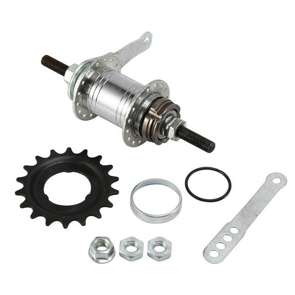 1 * Pieces Bike Coaster Brake Rear Hub-silver