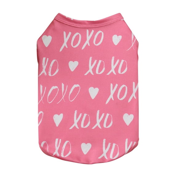1 Pieces Dog Shirt for Dog Puppy Clothes Spring Summer Pet Outfits Cute T Shirt Apparel Dogs Cats Romantic Pet Vest Tank Top Cat Tee