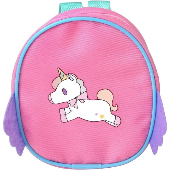 AlevRam 1 Piece Zipper Backpack for 18 Inch Dolls Cute Mini Doll Accessory Bag for Girl or Boy Dolls Doll Clothes Storage Purse