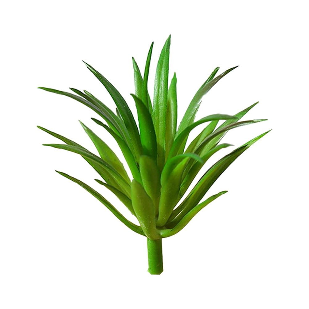 1 Pieces Realistic Artificial Faux Succulent Yucca Vera Greenhouse Small Plants Unpotted for ...