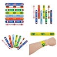 thumbnail image 1 of 1 Pieces Soccer Snap Bracelets Wristbands Sport Slap Bracelets for Soccer Party Favors Classroom Prizes Birthday Gifts, Soccer Theme, 1 of 5