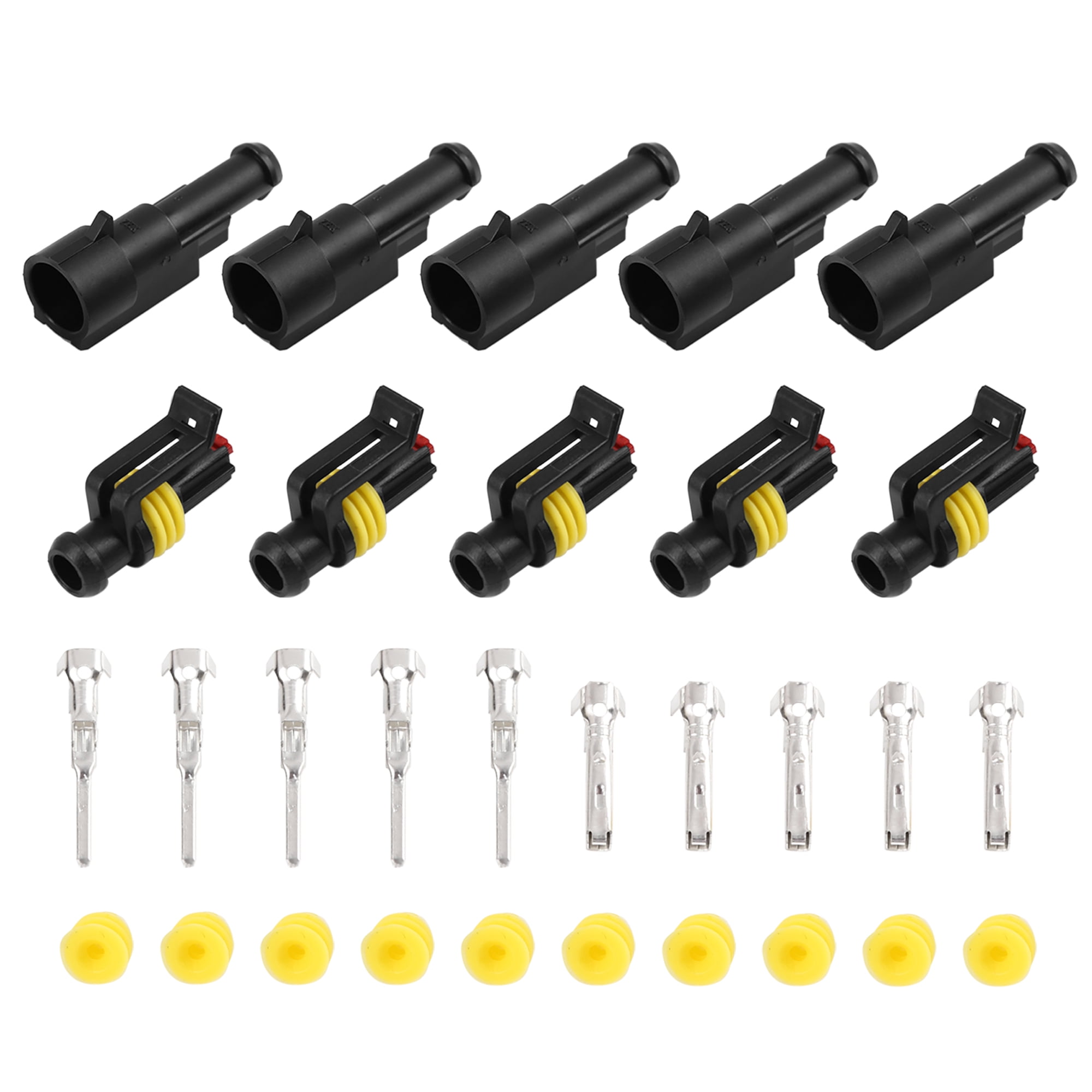 Conector Auto 1 Pin 1 Pin Way Car Waterproof Electrical Connector Terminal Automotive ...