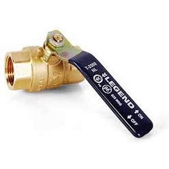 LEGEND VALVE AND FITTING 1" T-2000NL No Lead Forged Brass FULL PORT BALL VALVE