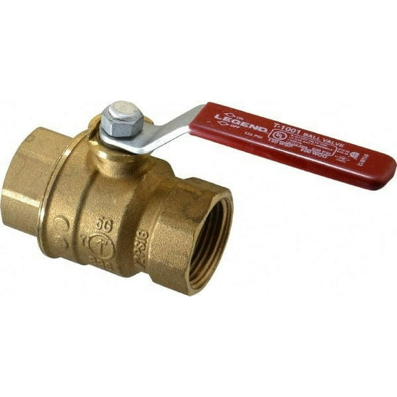 1" Pipe, Full Port, Brass Standard Ball Valve