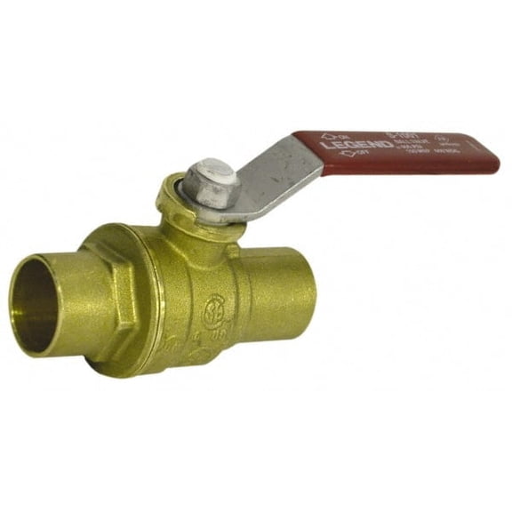 1" Pipe, Full Port, Brass Standard Ball Valve