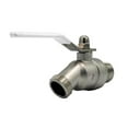 thumbnail image 1 of American Valve M71QTSS-005 0.5 in. Quarter Turn Stainless Steel Hose Bibb MIP, 1 of 4
