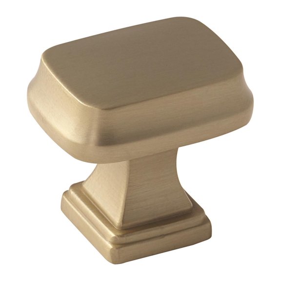 Amerock Revitalize 1-1/4 inch (32mm) Length Golden Champagne Cabinet Knob