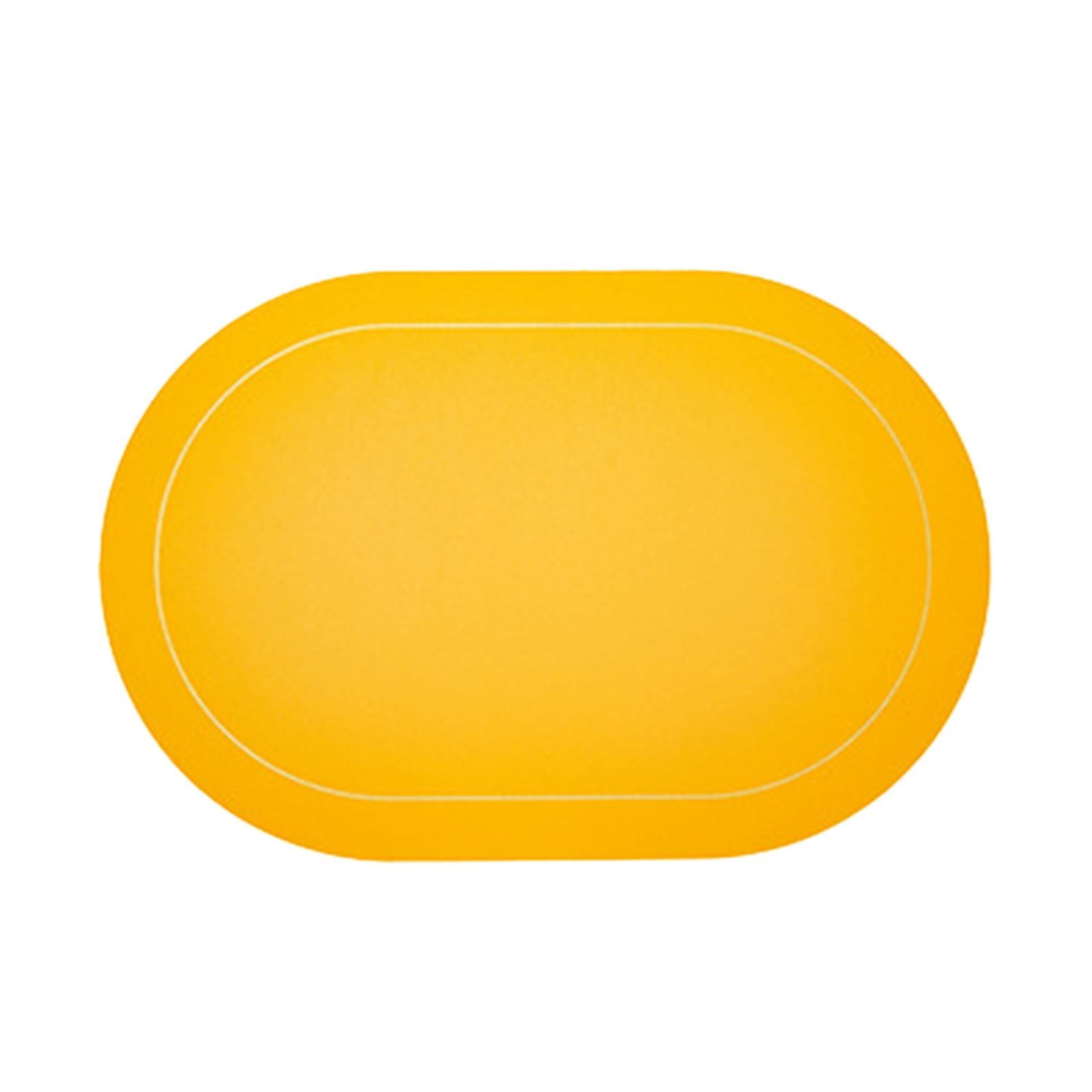 (1*Placemat) Clearance! Shiogb Placemat Yellow, Kitchen Placemats