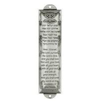 1* Plaque - Door Mezuzah Decor Metal Door Mezuzah Case for Rustproof Mezuza Plaque Door Window Decoration Blessing Gift