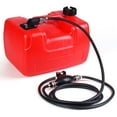 1 Plastic Hdpe 12L Marine Fuel Tank (Top Configuration + Meter And Line