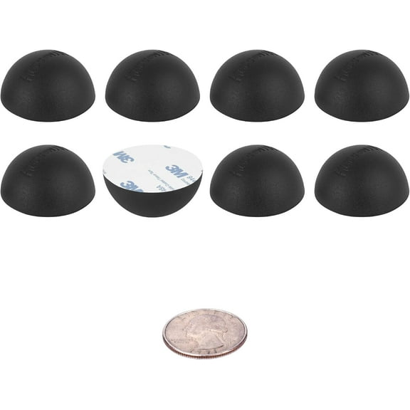 Hudson Hi-Fi 1" Silicone Isolation Feet for Speakers, Turntables, Subwoofers, 20-Duro, Adhesive Non-Slip Pads, 8-Pack