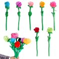 thumbnail image 1 of 1 Plush Artificial Flower Clearance! Plush Bouquet Artificial Stem Artificial Red Flowers Funny Flowers Foldable Flower Curtain Brackets Artificial Faux Flower Artificial Flowers, 1 of 9