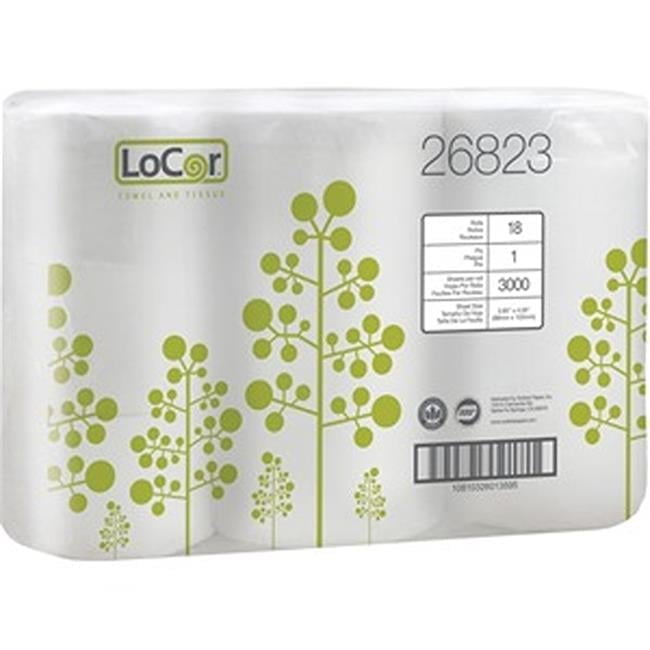 1 Poly Bath Tissue, 3000 Sheet per Roll - Pack of 3