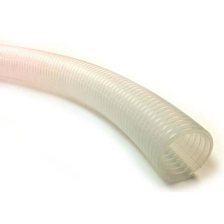 1" Polyethylene Split Wire Loom Tubing - Length: 10 Feet - Color: Clear