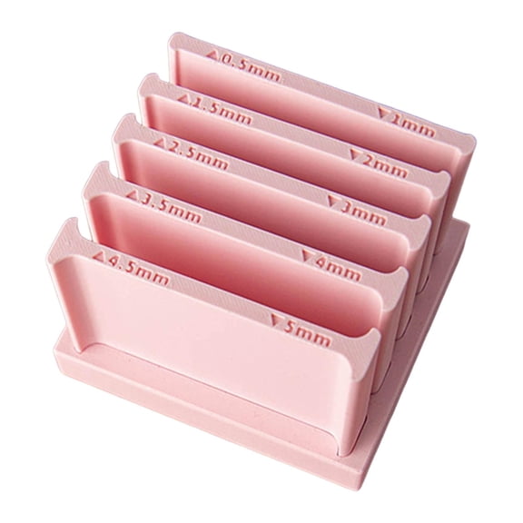 1 Polymer Clay Strip Maker with Measurement Marks 0.5mm to 5mm for Crafting and Decorations