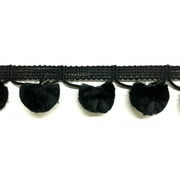 1 Pom Pom Poly Ball Fringe - MADE IN USA - 9 Yards!