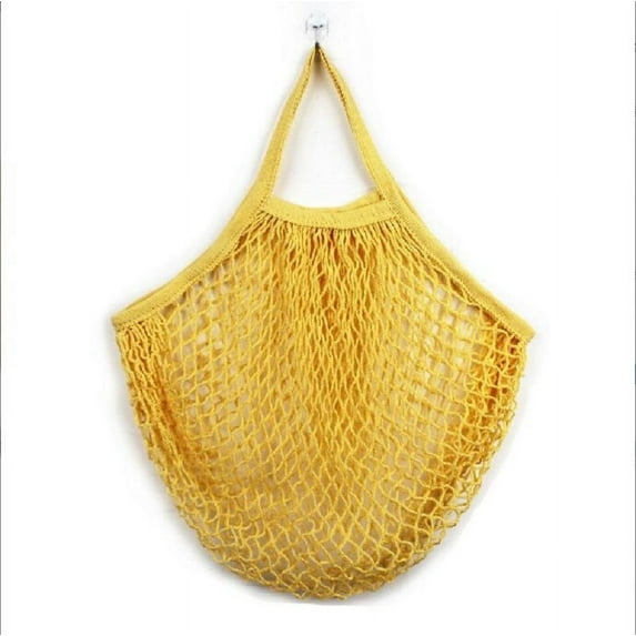 1*Portable Convenient Shopping Net Bag Mesh Net Turtle Bag String Shopping Bag Reusable Fruit Storage Handbag New Home Textile Storage