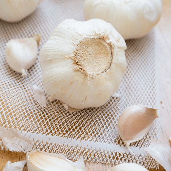 1 Pound California White Softneck Garlic Bulbs, White Softneck Garlic Bulbs for Indoor Outdoor Planting, Ready to Grow