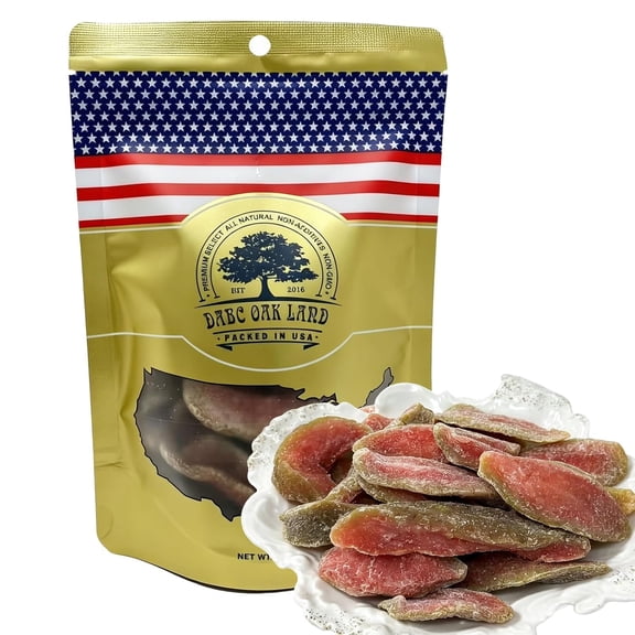1 Pound Dried Guava Slices, Soft & Chewy Tropical Fruit Snack, Naturally Sweet Guava Flavor, Tender Dried Fruit Slices for Home, Travel & Office