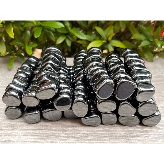 1 Pound Fridge Magnets - Polished Magnetic Hematite, Strong and Heavy Duty for Whiteboard, Office, Classroom, Kitchen, Home, and Cabinet Accessories (Dark Gray, 1 lb)