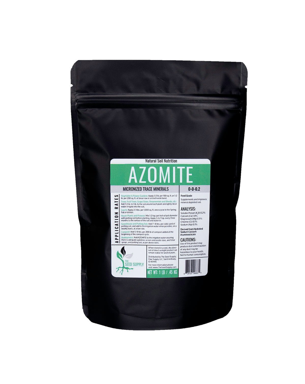 1 Pound Micronized Azomite Trace Mineral Fertilizer Powder - Walmart.com