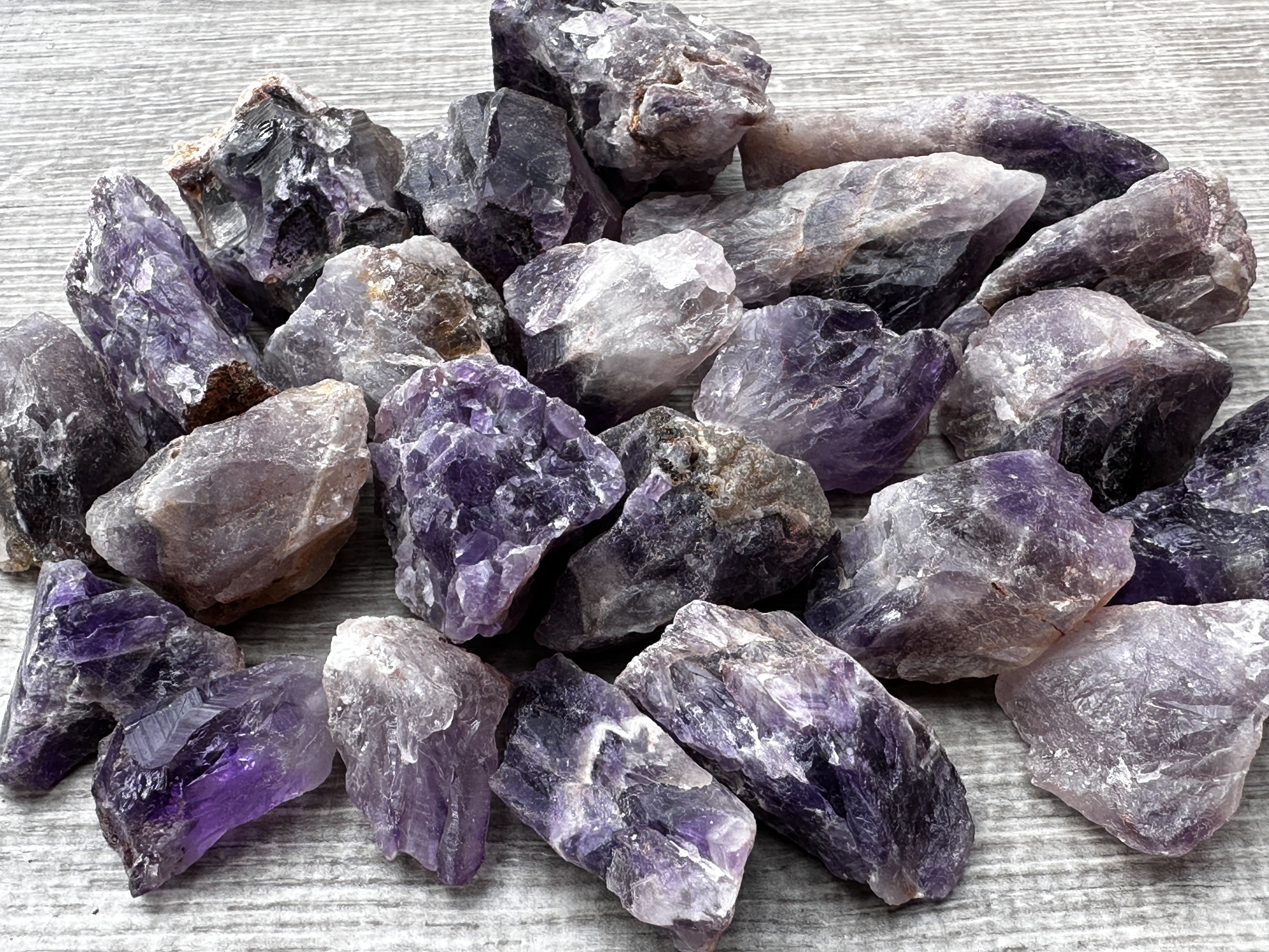 1 Pound Raw Amethyst - Natural Amethyst Stone, Natural Rough Amethyst ...
