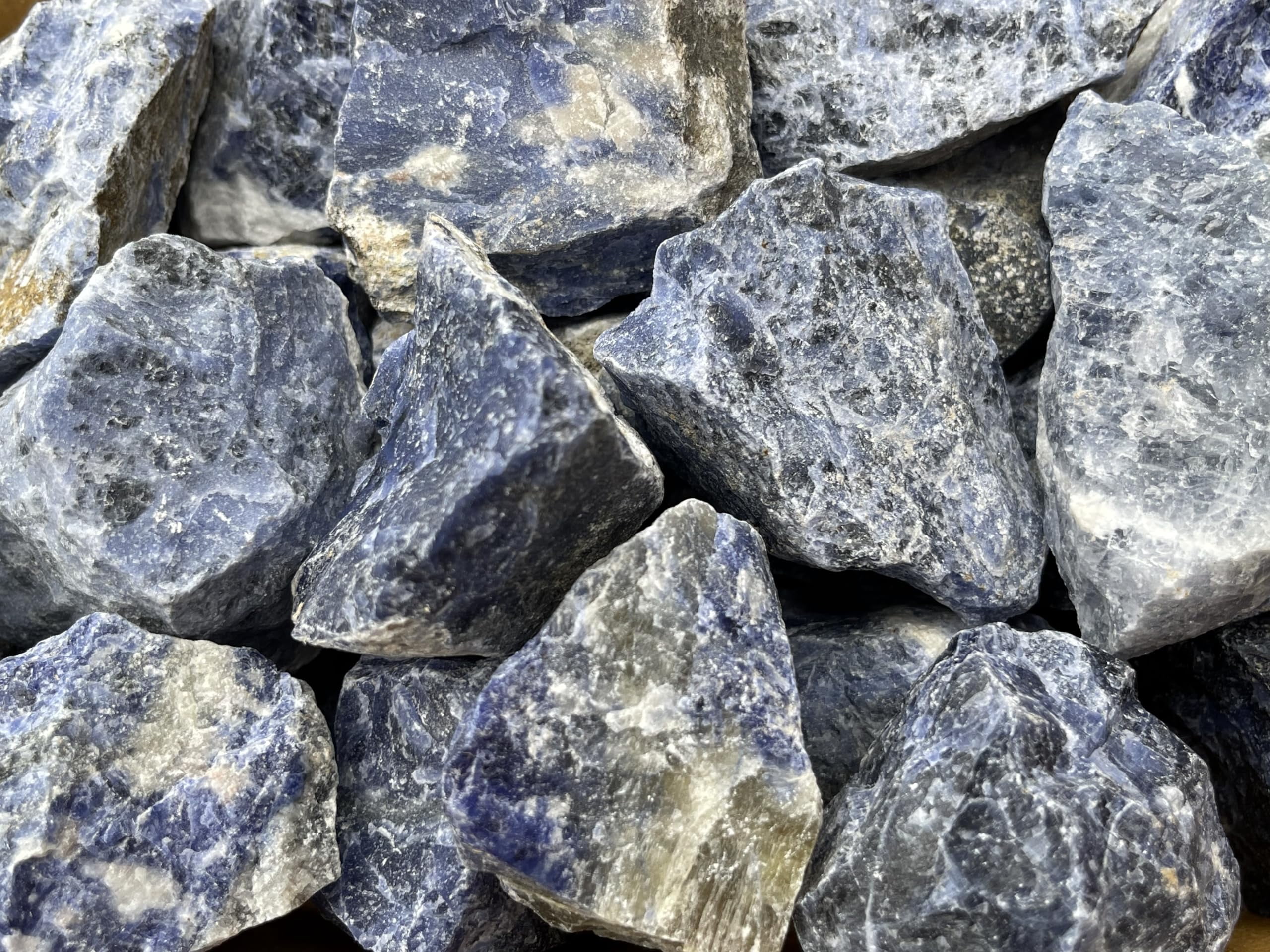 Solidate Rocks Raw 1 Pound Raw Sodalite - Natural Sodalite Stone, Natural Rough Sodalite ...