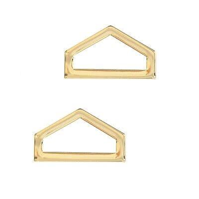 1 Pr U.S. Army ROTC/JROTC Private First Class (PFC) Collar Devices - Gold Finish