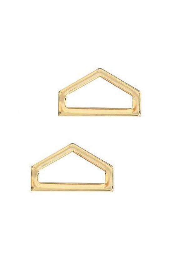 1 Pr U.S. Army ROTC/JROTC Private First Class (PFC) Collar Devices - Gold Finish