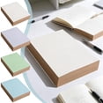 thumbnail image 1 of Under 1$ Product! Blue Blank Sketchbook, 5.12×3.74in Thickened 200 Sheets Kraft Paper Notebook, Easy Tear Portable Draft Pad for Math, Sketching & Daily Notes, 1 of 7