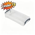 thumbnail image 1 of Under 1$ Product! Pencil Box, Plastic Pencil Case Crayon Box, Clear Marker Organizer Plastic Containers with Lid, Stackable Storage Boxes for Art Craft, Pen, Teacher Supplies, Gray, 1 of 3
