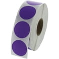 thumbnail image 1 of | 1" Purple Inventory Dot Labels - (1000 Stickers Per Roll), 1 of 1