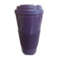 thumbnail image 1 of (1) Purple Reusable Travel Coffee Tumbler 16-ounce Cup for Home Kitchen Dining Office Drinkware Everyday Use Drinking Mug Holiday Birthday Parties Beverage Drinks Container Gift Set Supplies, 1 of 7