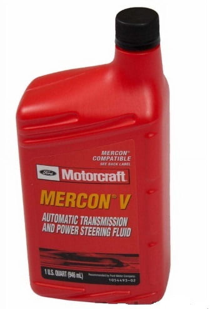 1 Qt. Auto. Trans. & Power Steer Fluid Genuine FORD MOTORCRAFT MERCON V MPN #XT-5-QMC