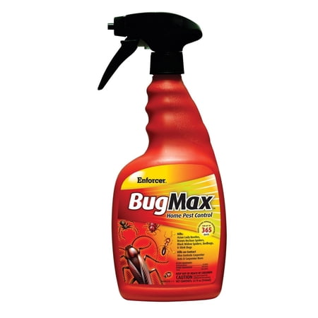 Enforcer Bug Max Home Pest Control Liquid Insecticide - Indoor/Outdoor - Set of 12, 1 Qt. — Residential Use, Standard Application