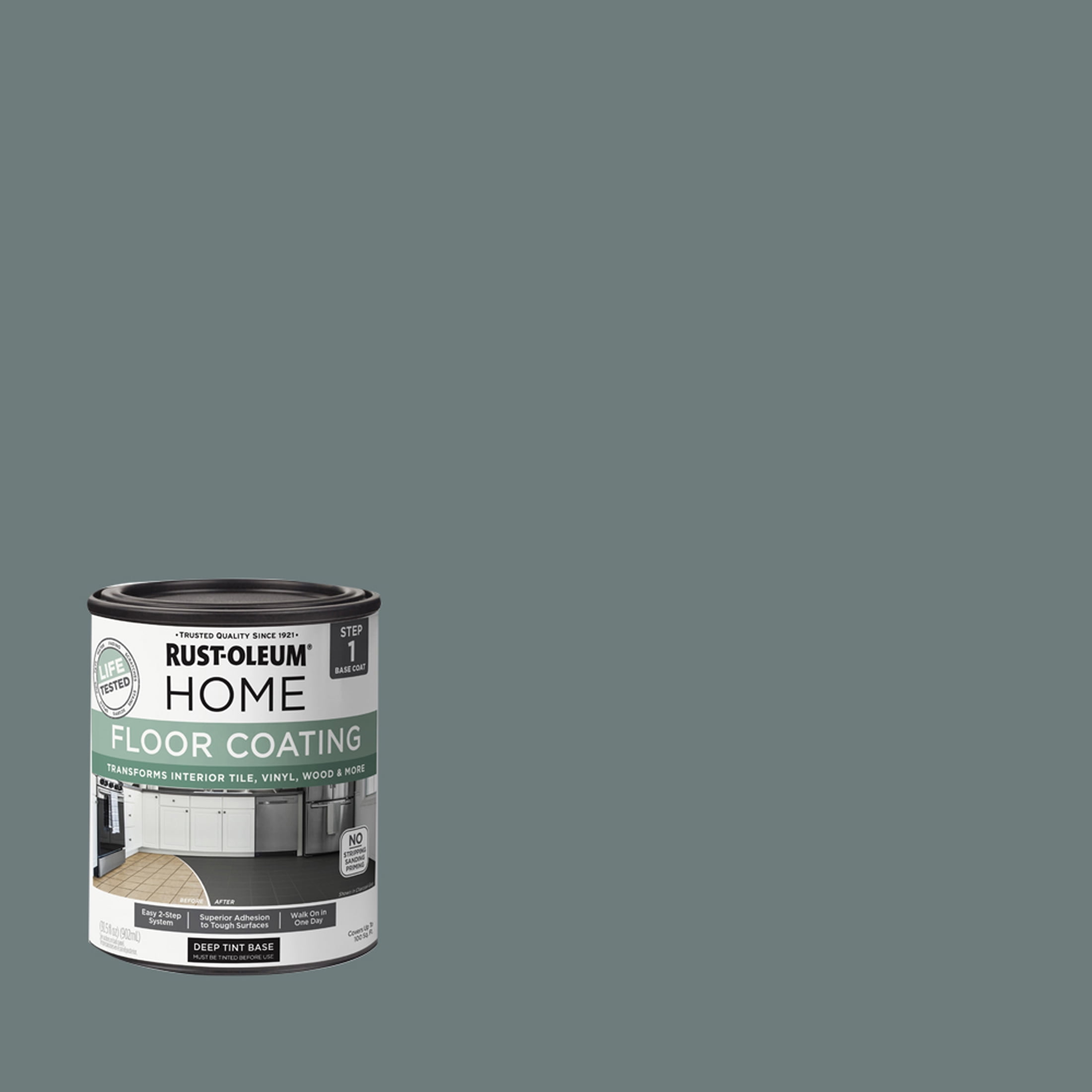Rust-Oleum Home Juniper Interior Floor Coating Base Coat-363133T, Quart