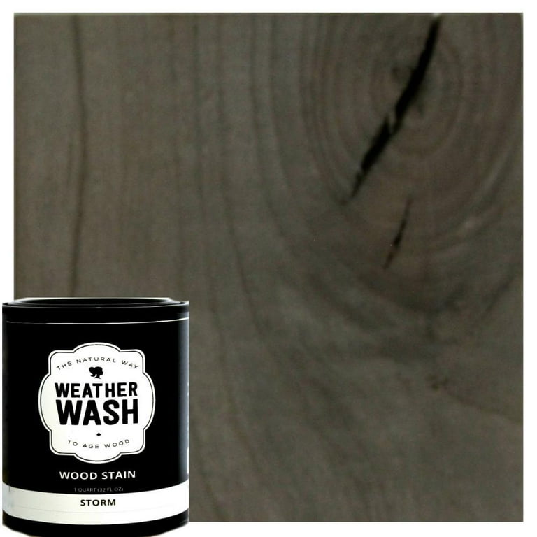 1 Qt. Storm Interior/Exterior Weatherwash Aging Stain - Walmart.com
