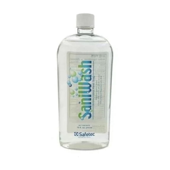 1 Qty Antimicrobial Hand Wash 16 Oz Pump Bottle with Aloe vera - Safetec (MS-89410)