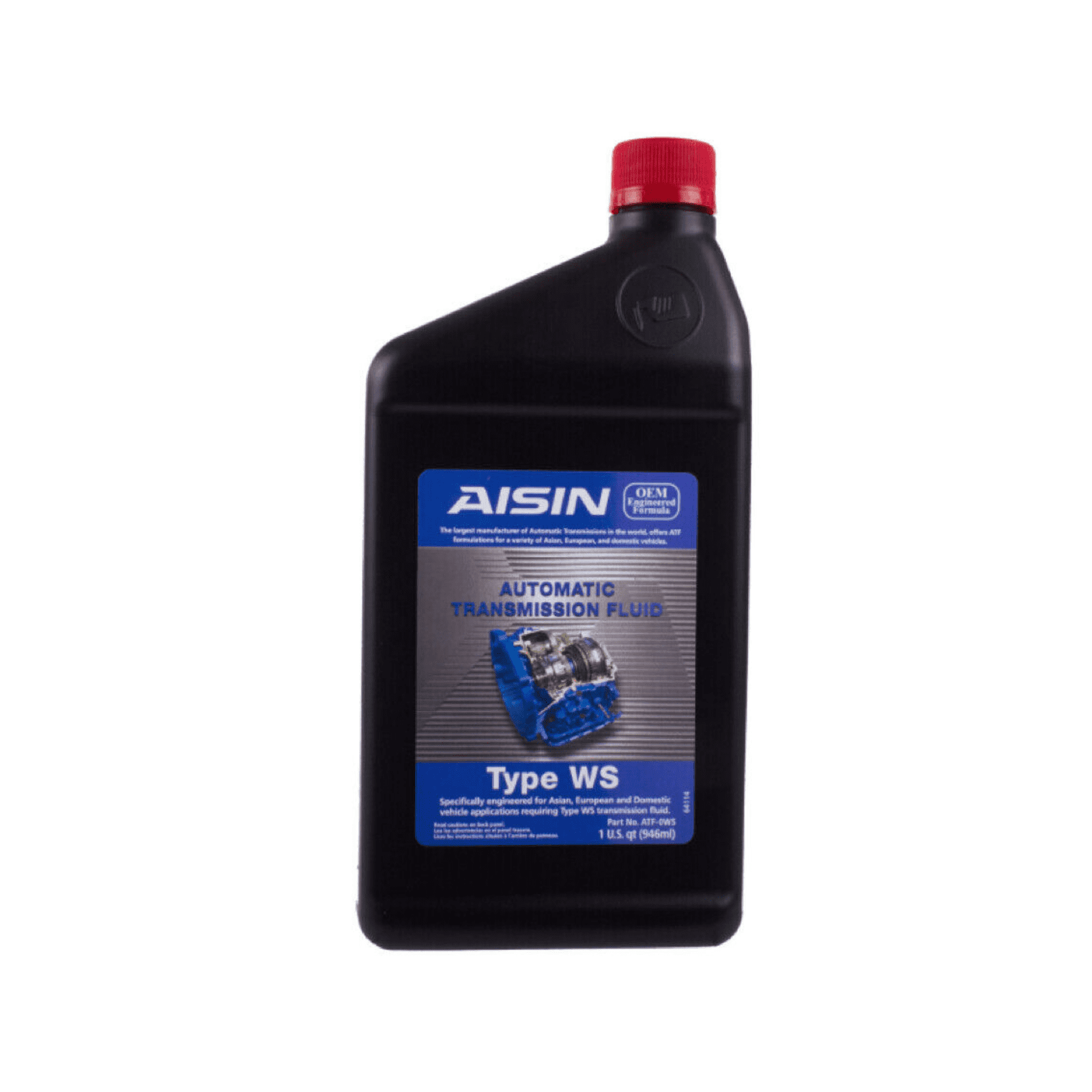 1 Quart Auto. Trans. Fluid ATF AISIN WS Type For Cady Lexus Scion