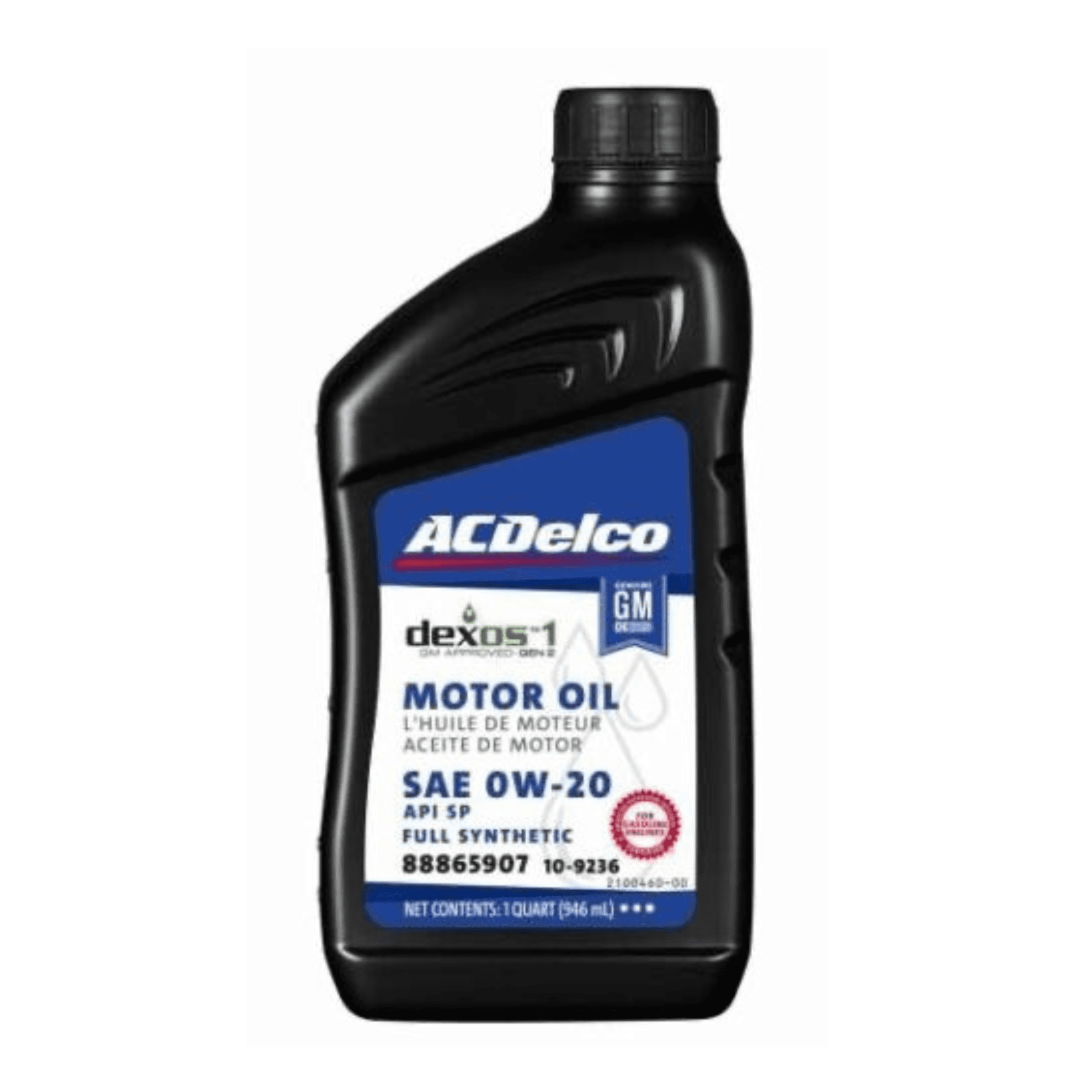 1 Quart Engine Oil Genuine ACDelco GM OEM Dexos1 Gen. 2 Full Synthetic