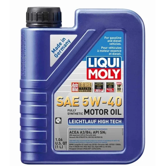 1 Quart Engine Oil LIQUI MOLY Leichtlauf High Tech 5W-40 Full Synthetic