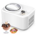 1 Quart Ice Cream Maker Machine with Builtin Compressor, Fully