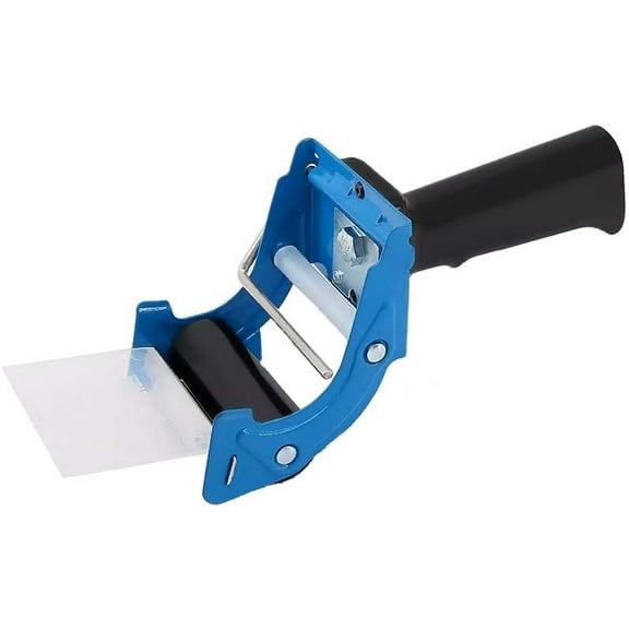 1 Quick Replacement Packaging Tape Dispenser Gun, 2IN (50mm) Handheld Heavy-Duty Tape Cutting Machine, Used for Cardboard Boxes, Packaging, and Sealing - Blue