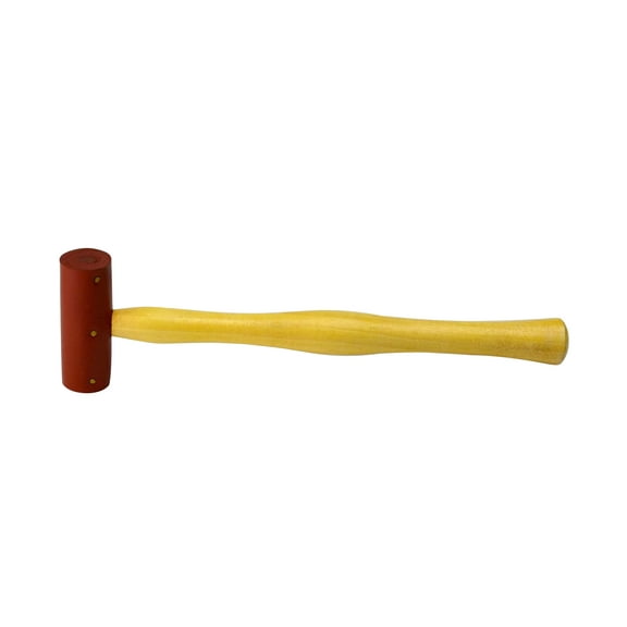 1" Rawhide Leather Mallet 2 Oz Jewelry Making Metal Forming Crafting Hammer - HAM-0031